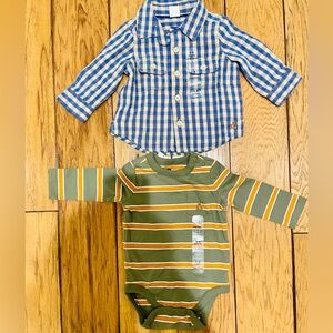 NWT Baby Gap Long Sleeve Bundle Sz 3-6 months